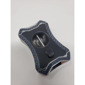 Rocky Patel Cigar Accessories Viper Series V Cutter - Silver, Black, Blue