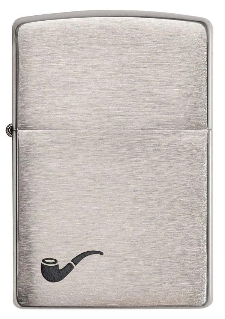 Zippo Zippo Pipe Lighter - Brushed Chrome