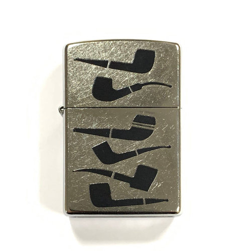 Zippo Zippo Pipe Lighter - Stacked Pipes