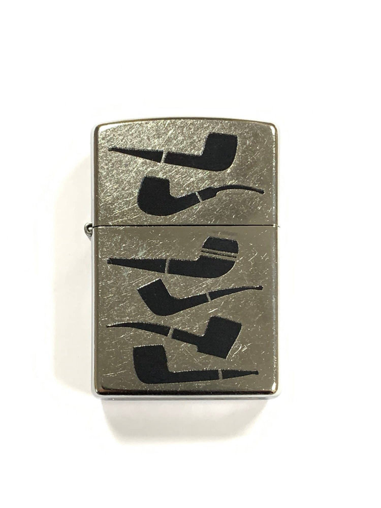Zippo Zippo Pipe Lighter - Stacked Pipes