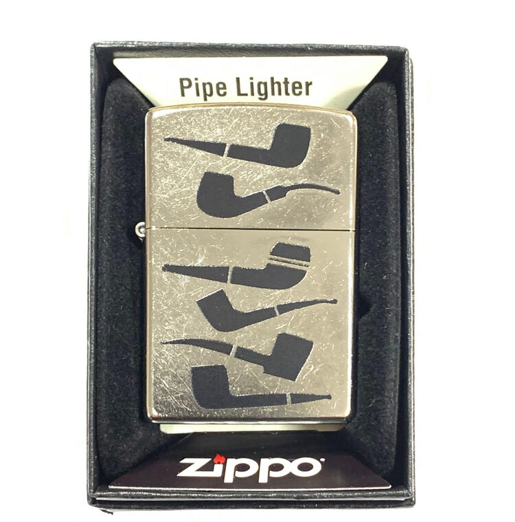 Zippo Zippo Pipe Lighter - Stacked Pipes