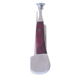 Pipe Shaped Pipe Knife - Wood Grip and Stainless Steel