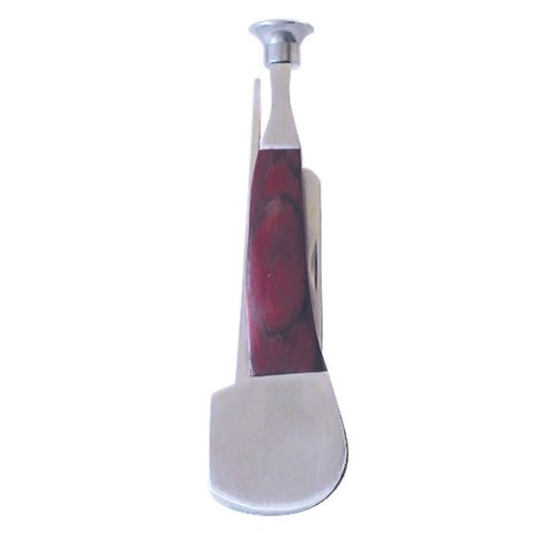 Pipe Shaped Pipe Knife - Wood Grip and Stainless Steel Pipe Shaped Pipe Knife - Wood Grip and Stainless Steel
