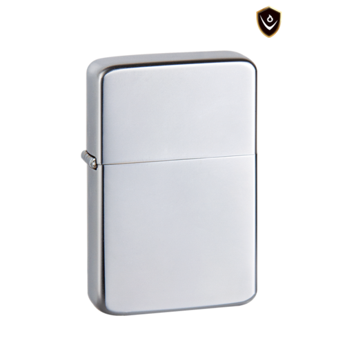 Vector Thunderbird Lighter - Chrome Satin - Pipe Flame Vector Thunderbird Lighter - Chrome Satin - Pipe Flame