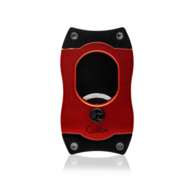 Colibri Colibri S-CUT Cigar Cutter - Black and Red