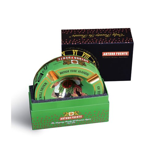 Arturo Fuente Fuente Hands of Time Ashtray - Green Arturo Fuente Fuente Hands of Time Ashtray - Green