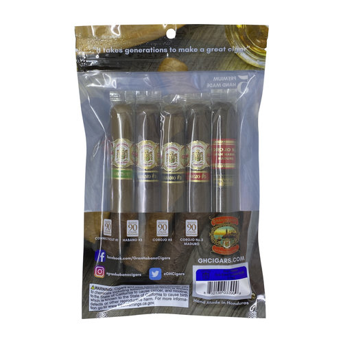 Gran Habano Gran Habano Fresh Pack Sampler - Core Brand - 5 Pack