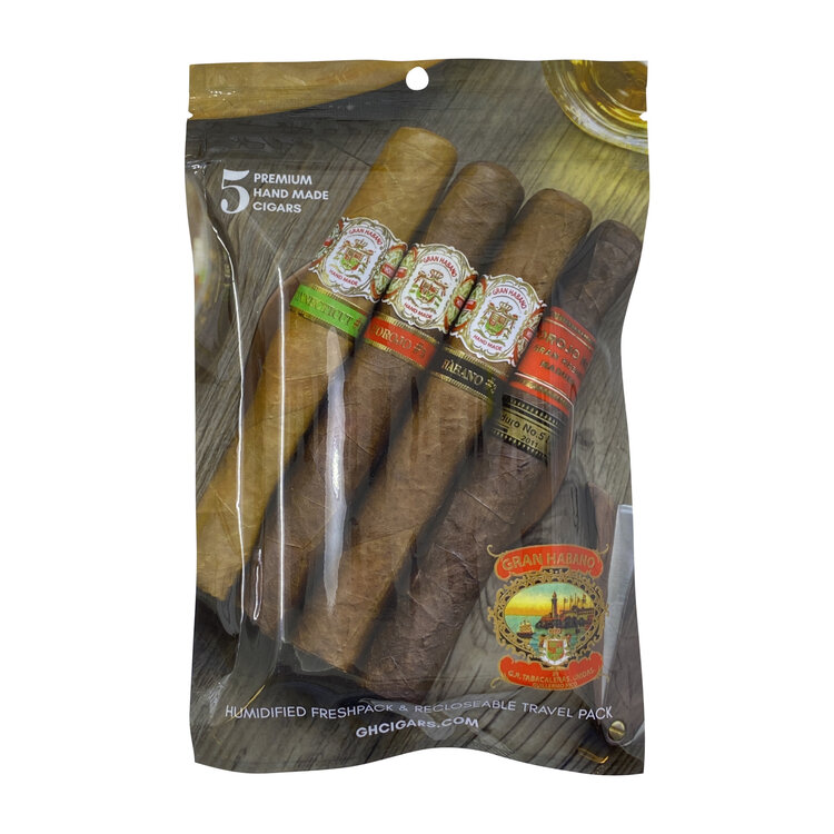 Gran Habano Gran Habano Fresh Pack Sampler - Core Brand - 5 Pack