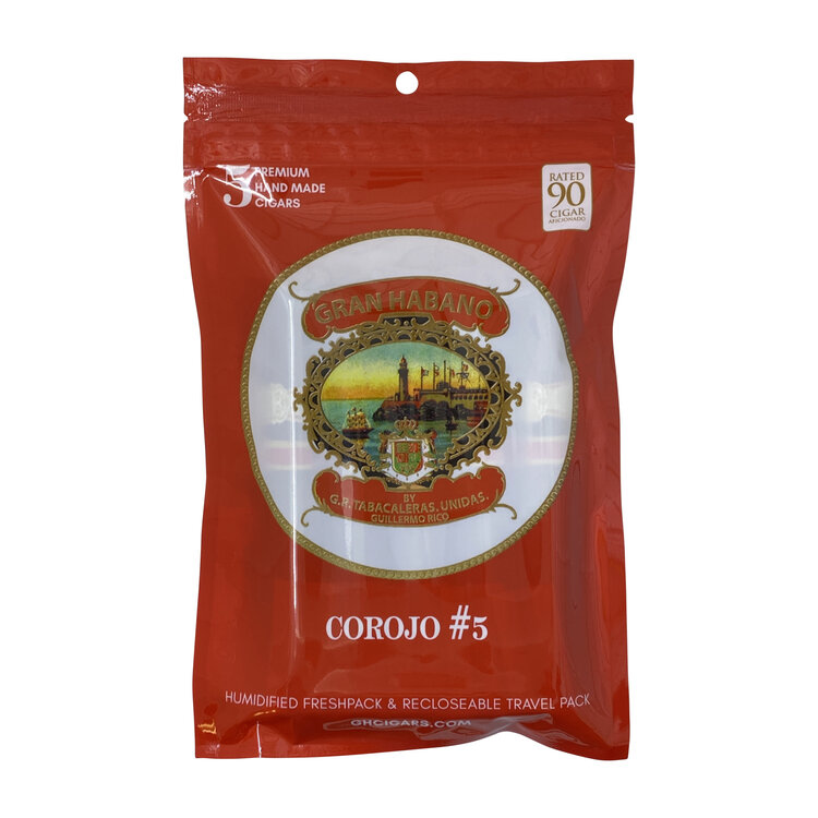 Gran Habano Gran Habano Fresh Pack Sampler - Corojo #5 - 5 Pack