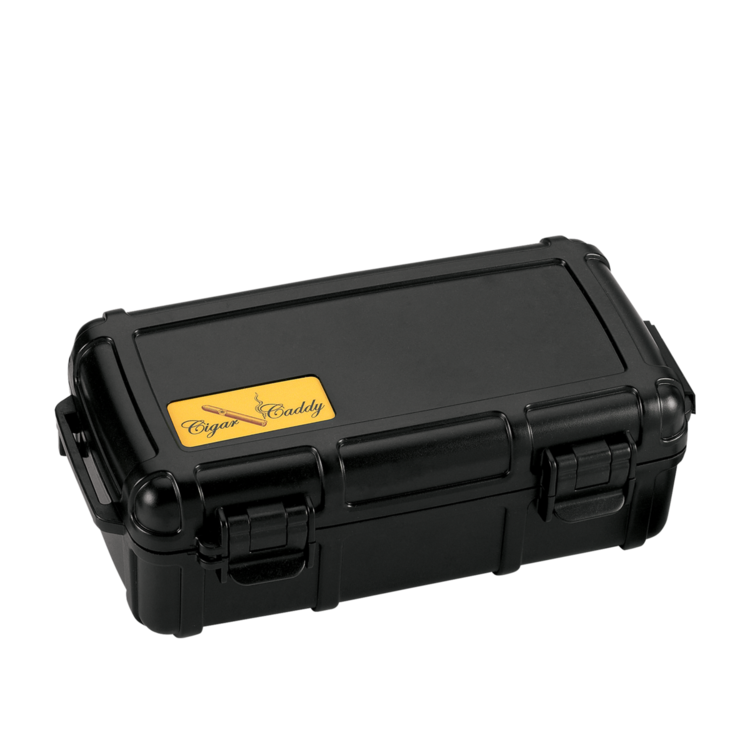 Cigar Caddy Cigar Caddy Travel Humidor - Holds 10 - Black