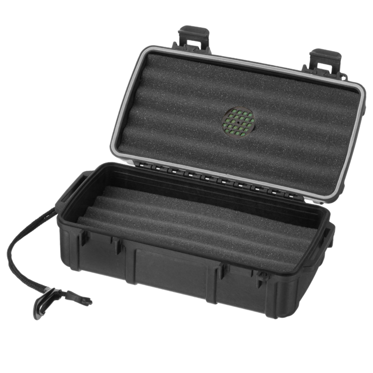 Cigar Caddy Cigar Caddy Travel Humidor - Holds 10 - Black