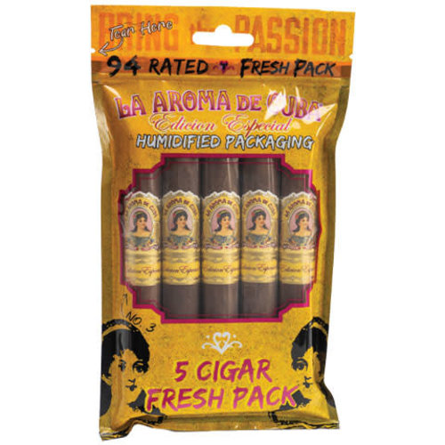 La Aroma De Cuba La Aroma De Cuba EE Fresh Pack - 5 cigars La Aroma De Cuba La Aroma De Cuba EE Fresh Pack - 5 cigars