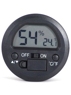 Caliber 4R Silver Digital/Analog Hygrometer by Western Humidor - The  Accuracy of Digital Meets The Beauty of Analog