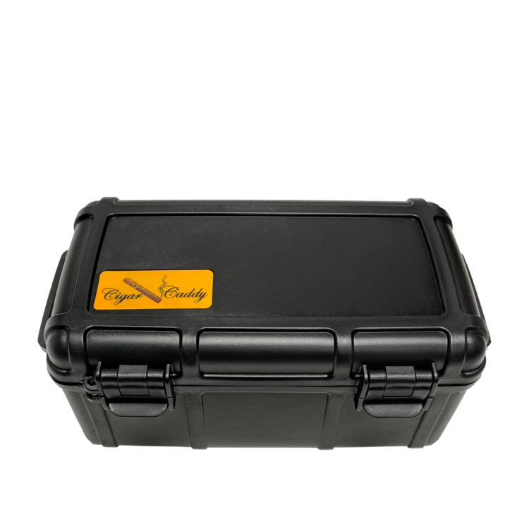 Cigar Caddy Cigar Caddy Travel Humidor - Holds 15 - Black