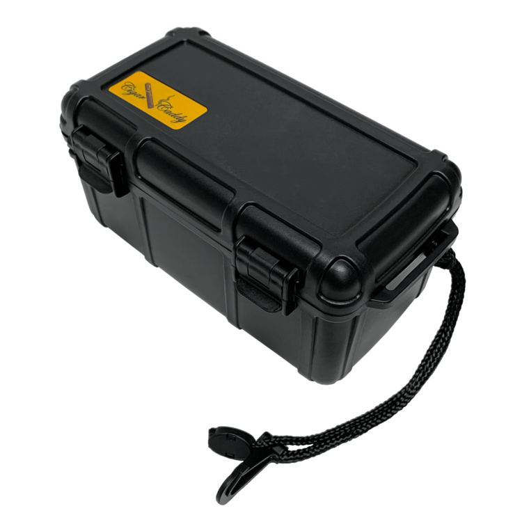 Cigar Caddy Cigar Caddy Travel Humidor - Holds 15 - Black