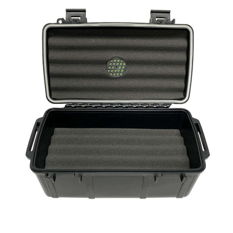Cigar Caddy Cigar Caddy Travel Humidor - Holds 15 - Black