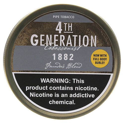 4th Generation 4th Generation Pipe Tobacco - 1882 Founder's Blend 1.4 oz. 4th Generation 4th Generation Pipe Tobacco - 1882 Founder's Blend 1.4 oz.