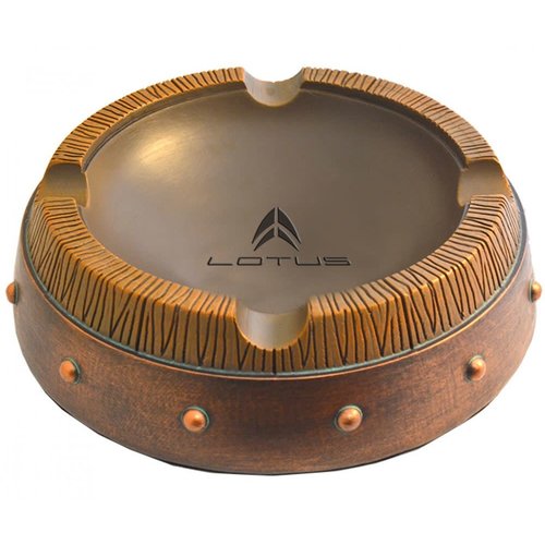 Lotus Lotus Resin Barrel Cigar Ashtray Lotus Lotus Resin Barrel Cigar Ashtray