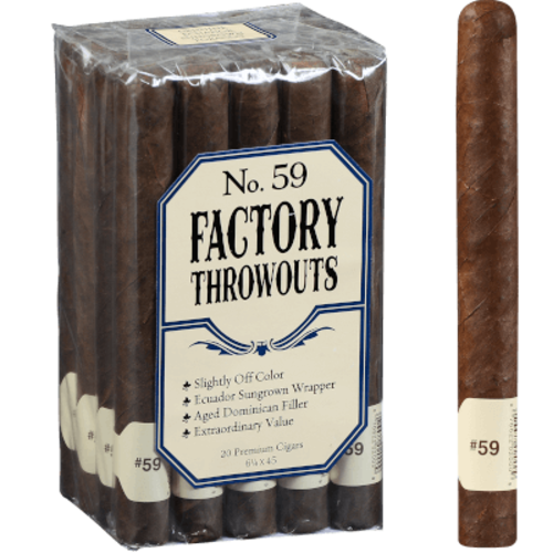 J.C. Newman Factory Cigars Factory Thow Outs #59 - Bdl. 20