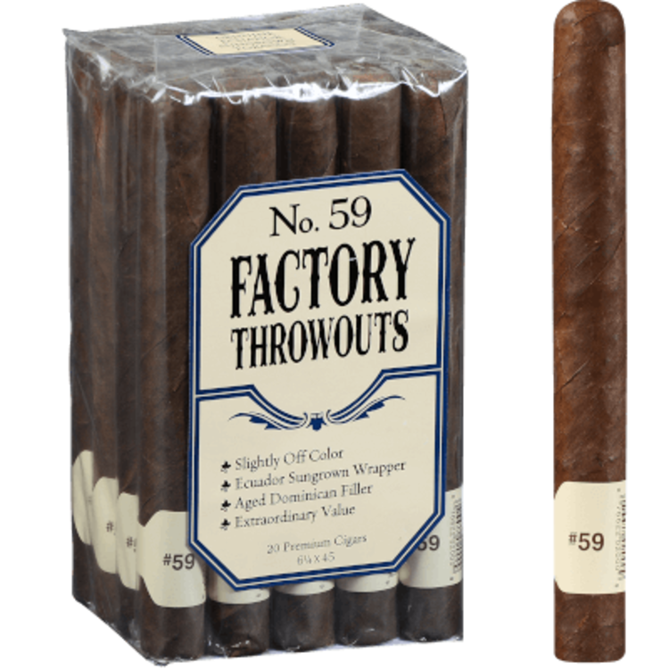 J.C. Newman Factory Cigars Factory Thow Outs #59 - Bdl. 20