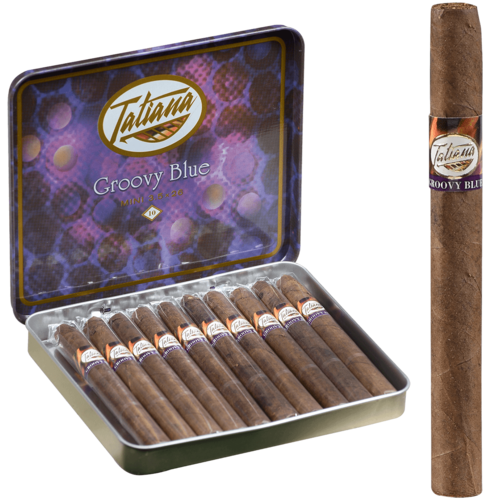 Tatiana Tatiana Mini Tin Groovy Blue - 10pk Tatiana Tatiana Mini Tin Groovy Blue - 10pk