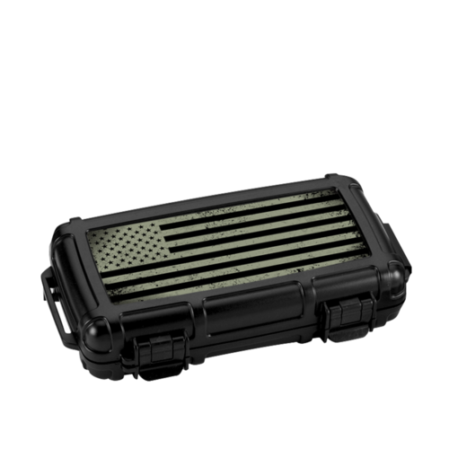 Cigar Caddy Cigar Caddy Travel Humidor - Holds 5 - Army Cigar Caddy Cigar Caddy Travel Humidor - Holds 5 - Army