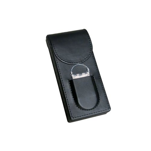 Prestige Imports Black 3 Cigar Case with Magnetic Fliptop Enclosure