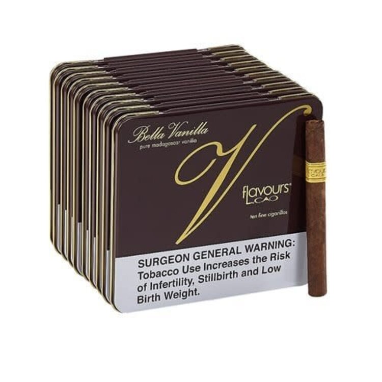 CAO Flavors CAO Bella Vanilla Cigarillos - 10/10pk
