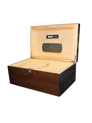 Brigham Humidors Brigham Celestial Matte Dark Walnut Humidor - Holds 125