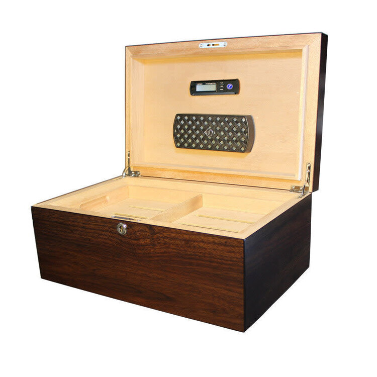 Brigham Humidors Brigham Celestial Matte Dark Walnut Humidor - Holds 125
