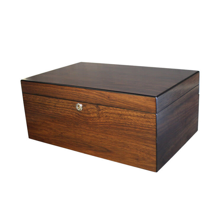 Brigham Humidors Brigham Celestial Matte Dark Walnut Humidor - Holds 125