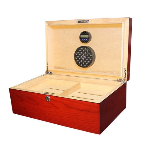 Brigham Humidors Brigham Celestial Matte Cherry Humidor - Holds 75