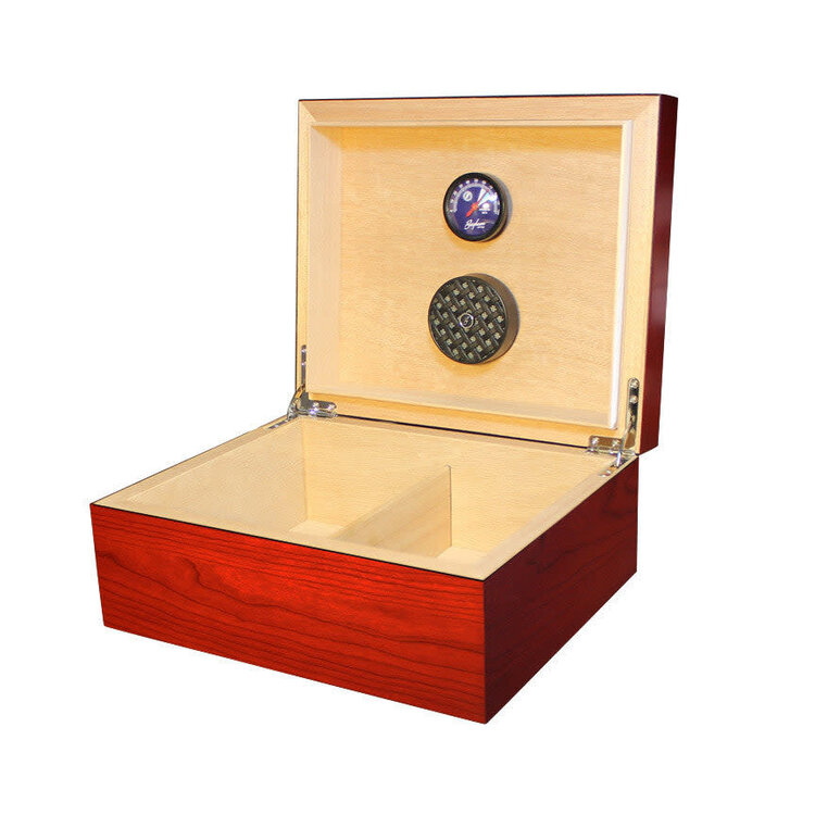 Brigham Humidors Brigham Celestial Matte Cherry Humidor - Holds 50