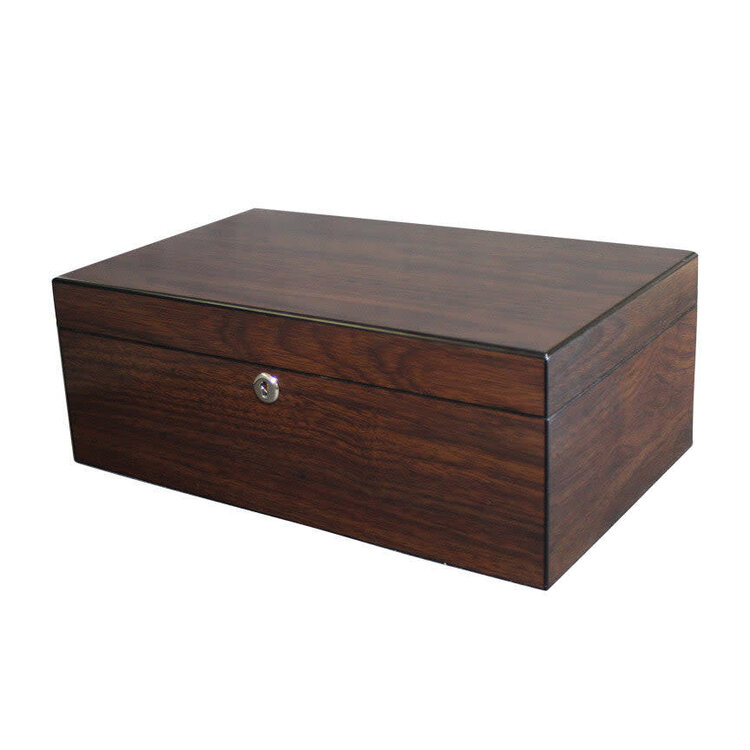 Brigham Humidors Brigham Celestial Matte Dark Walnut Humidor - Holds 75