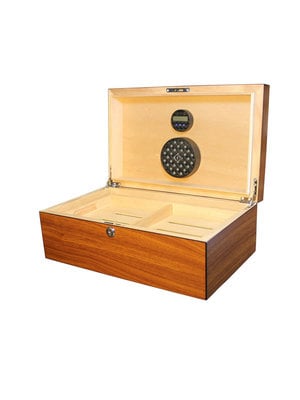 Quality Importers 5 Cigar Travel Humidor - Mahogany