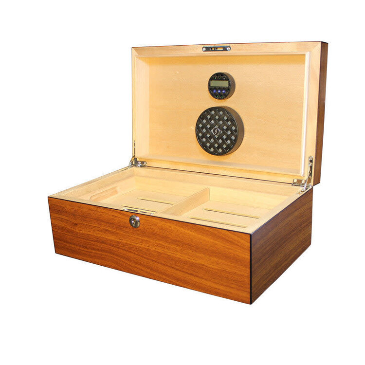 Brigham Humidors Brigham Celestial Matte Mahogany Humidor - Holds 75