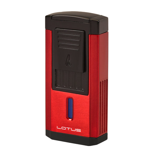 Lotus Lotus Duke Lighter w/ Cutter - Red Matte and Black