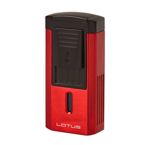 Lotus Lotus Duke V Lighter w/ V Cutter - Red and Black