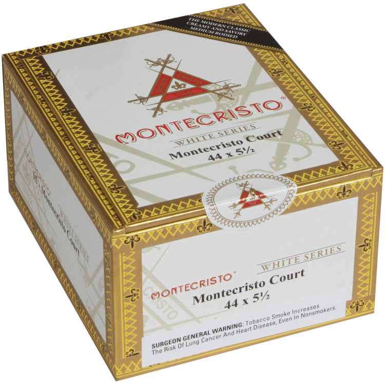 Montecristo Cigars Montecristo White Court Tubo - Box 15
