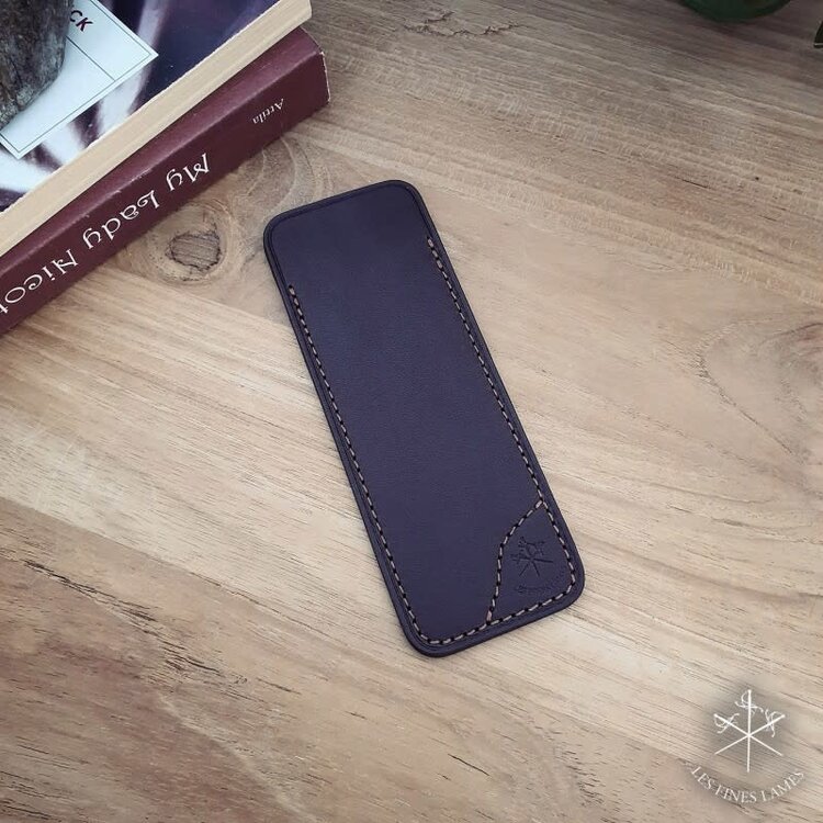 Les Fines Lames Les Fines Lames Leather Sheath for Les Petit Cutter -  Burgundy