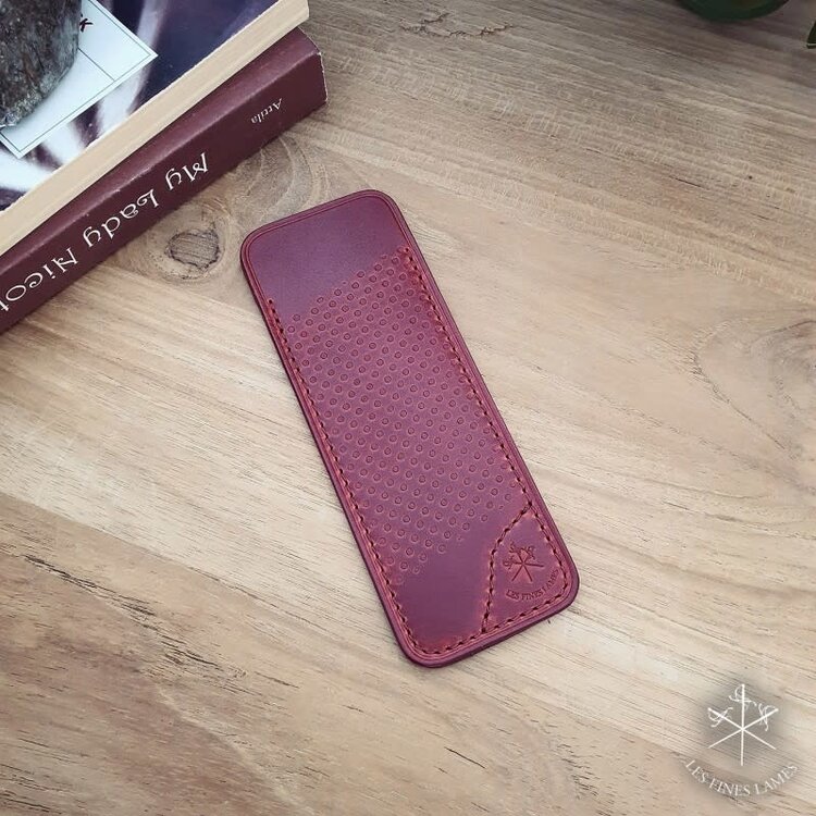 Les Fines Lames Les Fines Lames Leather Sheath for Les Petit Cutter -  Racing Red
