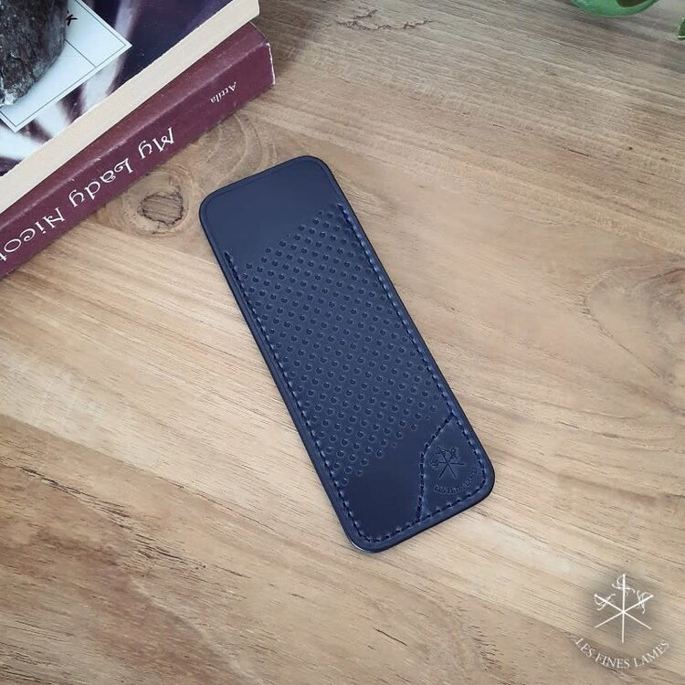 Les Fines Lames Les Fines Lames Leather Sheath for Les Petit Cutter -  Racing Blue