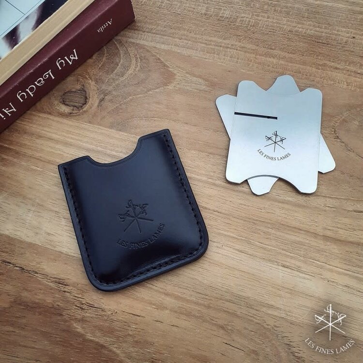 Les Fines Lames Les Fines Lames Cigar Stand with Leather Sheath - Black