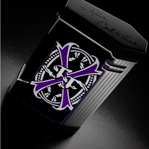 Prometheus Accessories Prometheus 2022 Opus X Purple Rain Magma T Lighter - Black Lacquer Prometheus Accessories Prometheus 2022 Opus X Purple Rain Magma T Lighter - Black Lacquer
