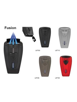 Lotus Lotus Fusion Triple Torch Lighter - Gunmetal