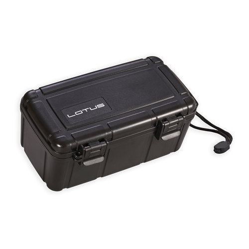 Lotus Lotus VC15 Travel Humidor - Black - Holds 15 cigars