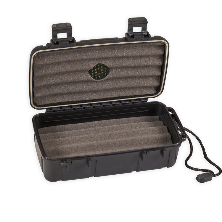 Lotus Lotus VC10 Travel Humidor - Black - Holds 10 cigars