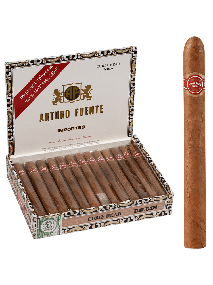 Arturo Fuente A. Fuente Curly Head Deluxe Natural - Box 25