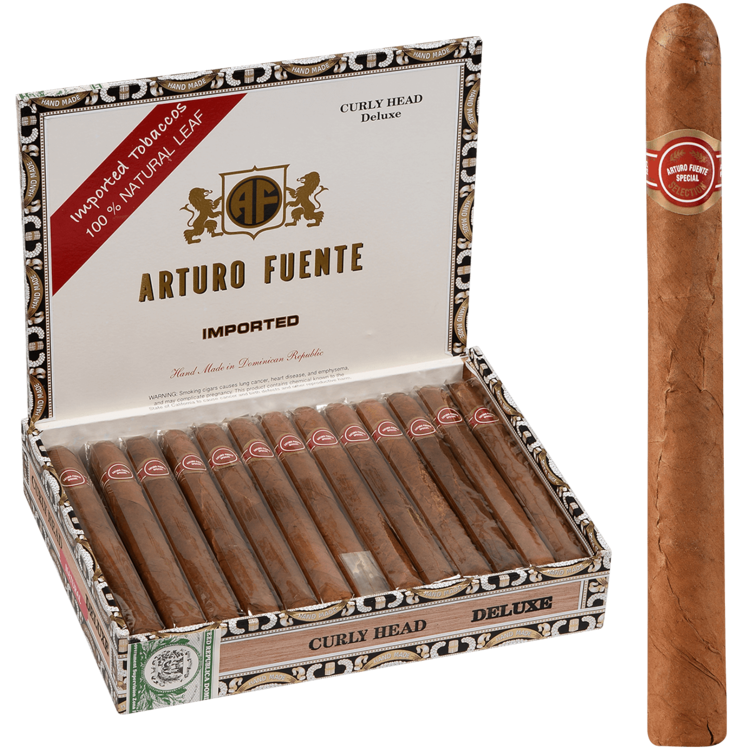 Arturo Fuente A. Fuente Curly Head Deluxe Natural - Box 25