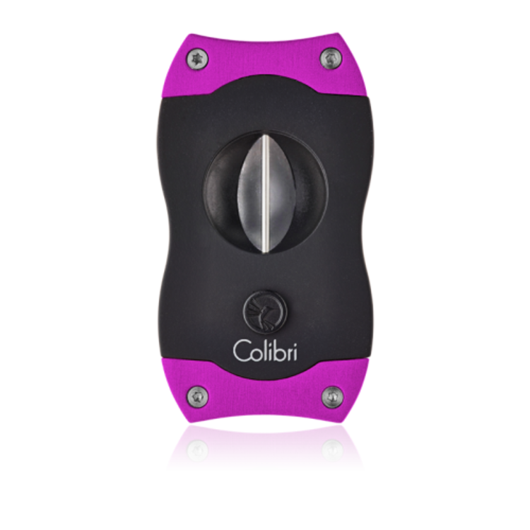 Colibri Colibri V-CUT Cigar Cutter - Black and Pink